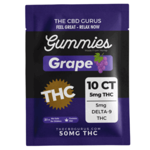 Full Spectrum Gummies Delta 9 THC (10)ct - Grape