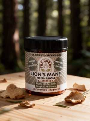 Lion's Mane Mushroom w/ 25mg CBG Per Gummy (30 Count)