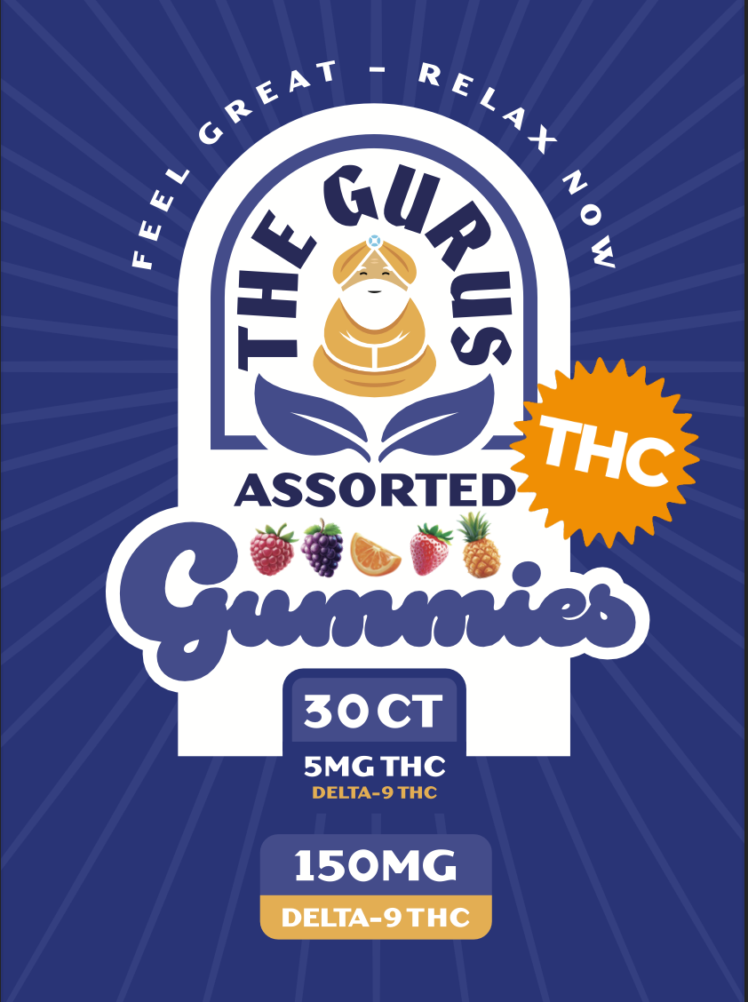 Assorted Delta 9 THC Gummies 30ct