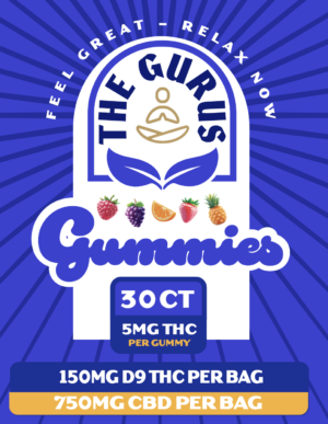 Assorted Delta 9 THC Gummies (30 Count Bag)