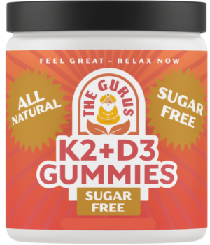 K2 + D3 Gummies - Sugar Free - 30ct