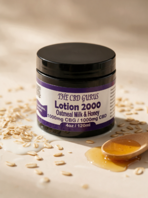 2000mg CBD/CBG 4oz lotions