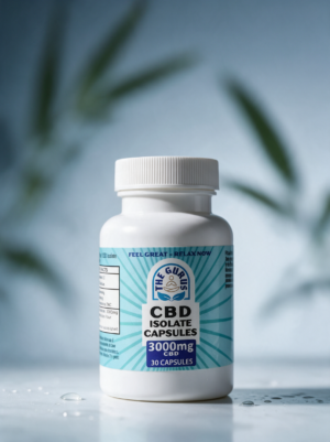 CBD Isolate 50mg Capsules (30 Count)